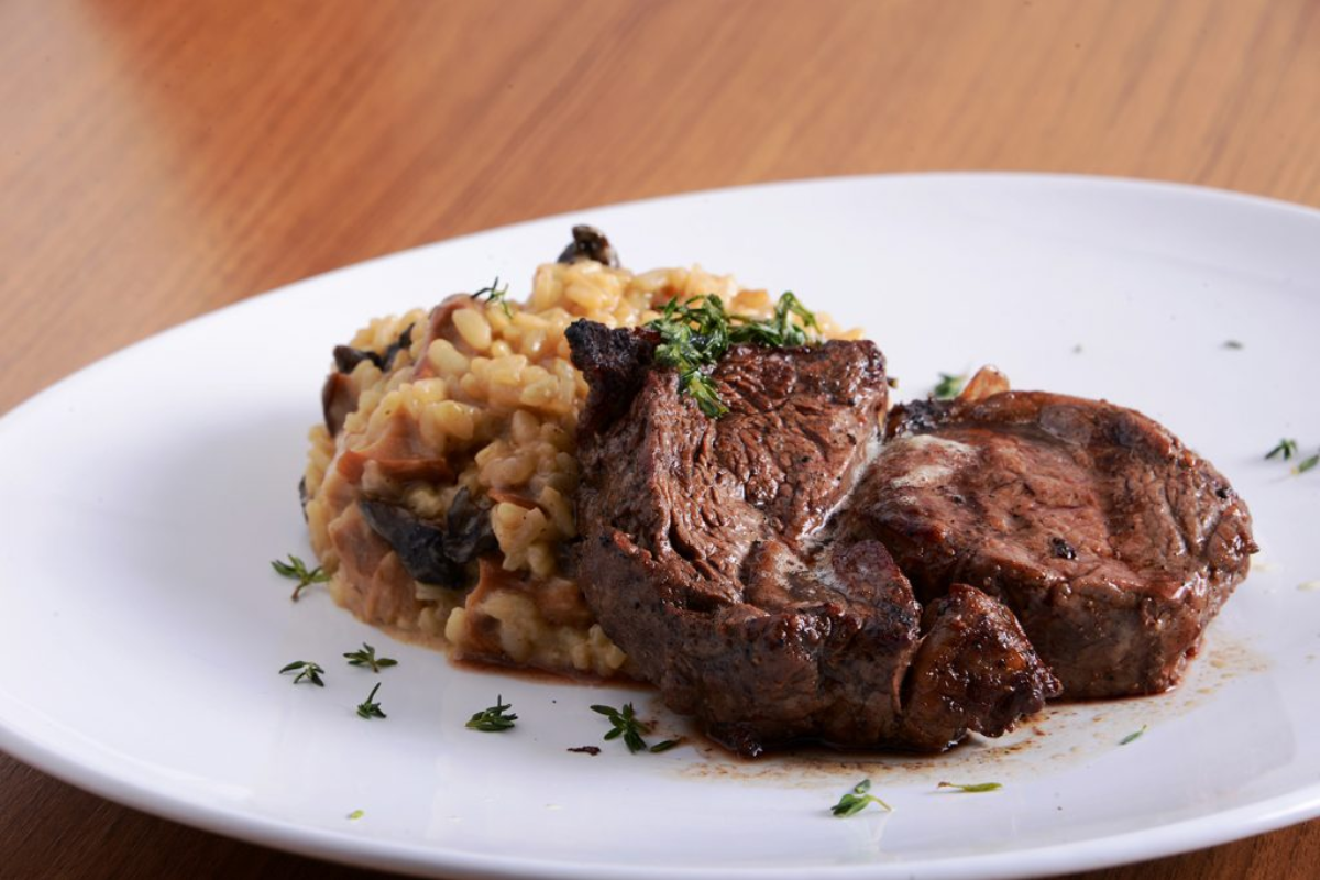 Risoto de Cogumelos com Ancho